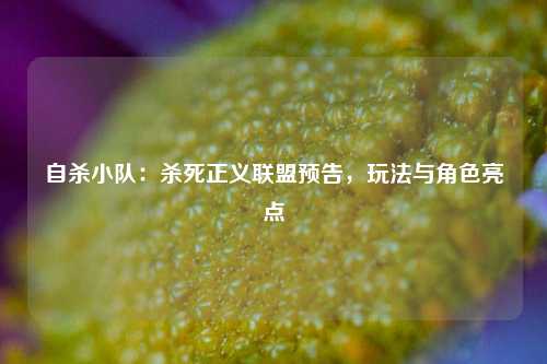自杀小队：杀死正义联盟预告，玩法与角色亮点​